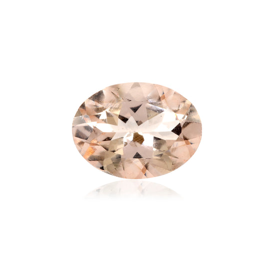 Peach Morganite (Oval 8x6mm) 0.85 Carats