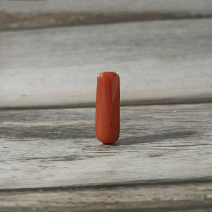 Natural Red Coral (Moonga) 5.20 Cts. (5.72 Ratti) Italy