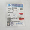 Certified Red Coral (Moonga) 9.23 Cts. (10.15 Ratti) Italy ZUZI57