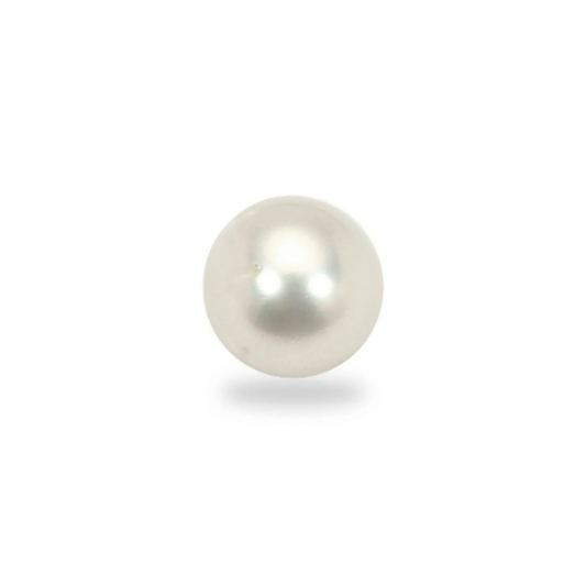 Certified 21.86 Carat South Sea White Pearl Undrilled 14.50mm Australia LDCI78_14.50mm