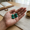 Malachite Oval 67.8 Carats ML044 (Set of 4)