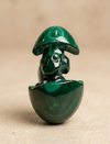 Malachite Parrot Carving ML097