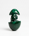 Malachite Parrot Carving ML097