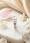 Eternal Edge Men’s Platinum Diamond Ring – 0.5Ct Solitaire