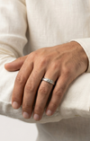 Eternal Edge Men’s Platinum Diamond Ring – 0.5Ct Solitaire