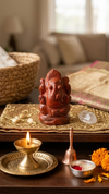 Natural Red Jasper Ganesh Ji- Vastu Energy Idol