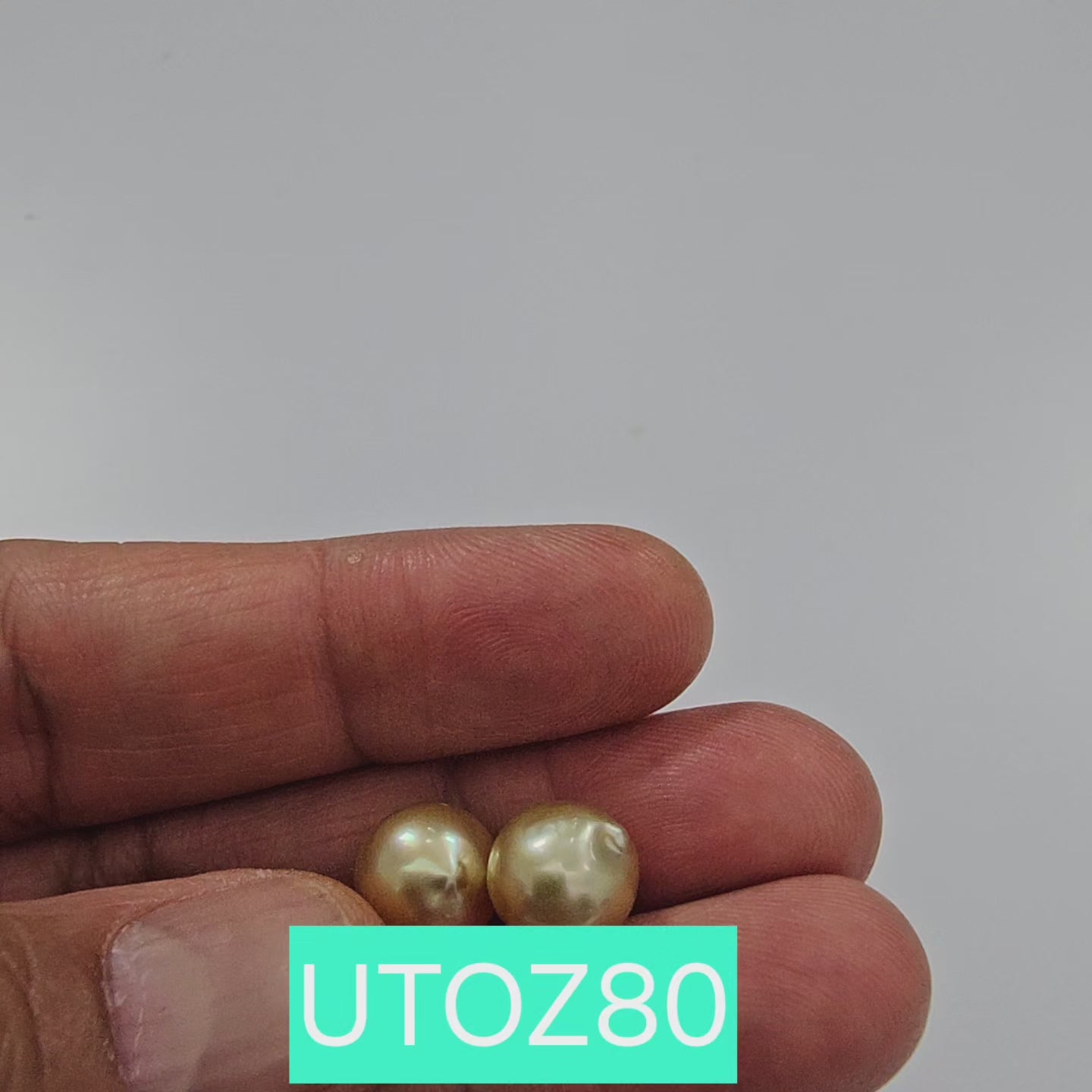 Golden South Sea Pearl Undrilled 6.90 Carats (7.59 Ratti) UTOZ80