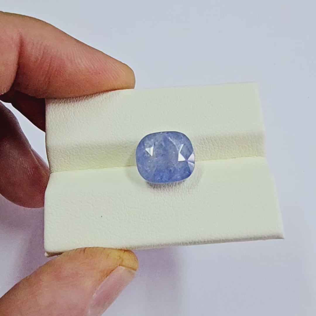 Certified Blue Sapphire (Neelam) 8.99 Cts (9.89 Ratti) Sri Lanka (Ceylon)