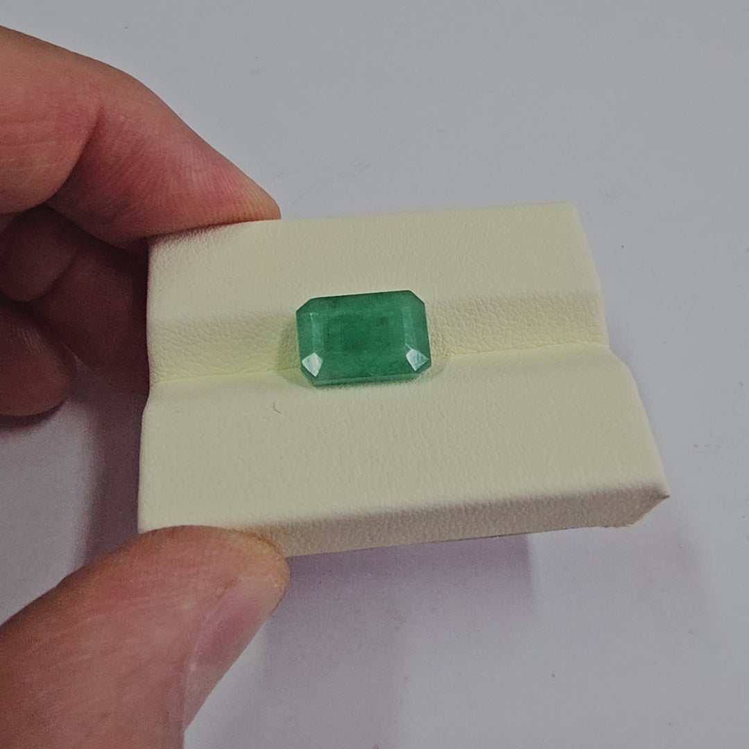 Certified Zambian Emerald (Panna)-5.47 Carats (6.02 Ratti) Zambia, SKU:OAXB73