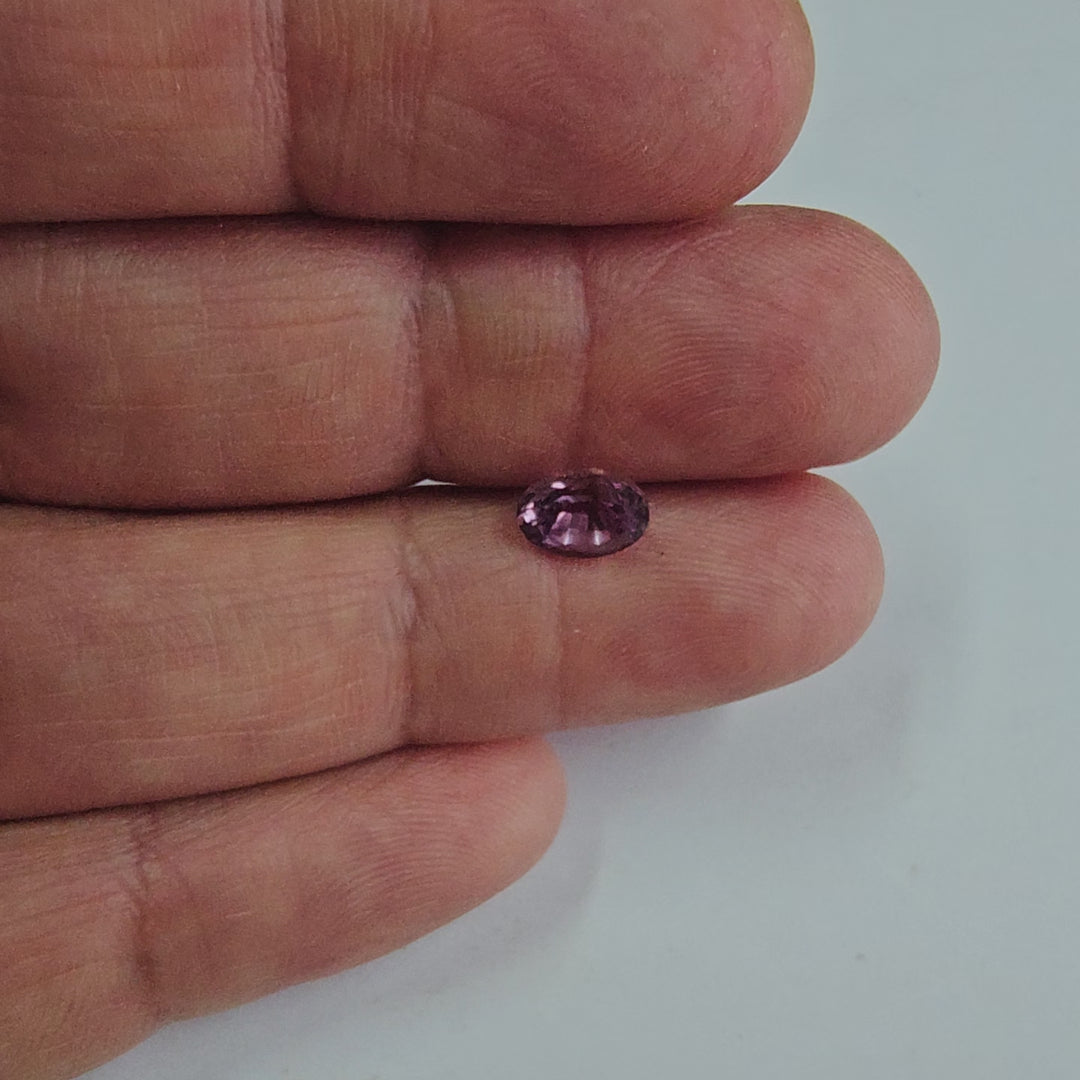 Certified Purple Sapphire (Khooni Neelam) Oval 1.60 Carats