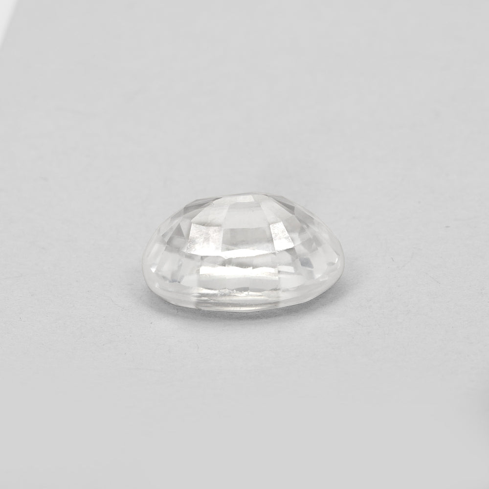 Certified White Zircon 7.20 Cts (7.92 Ratti) RCVW52