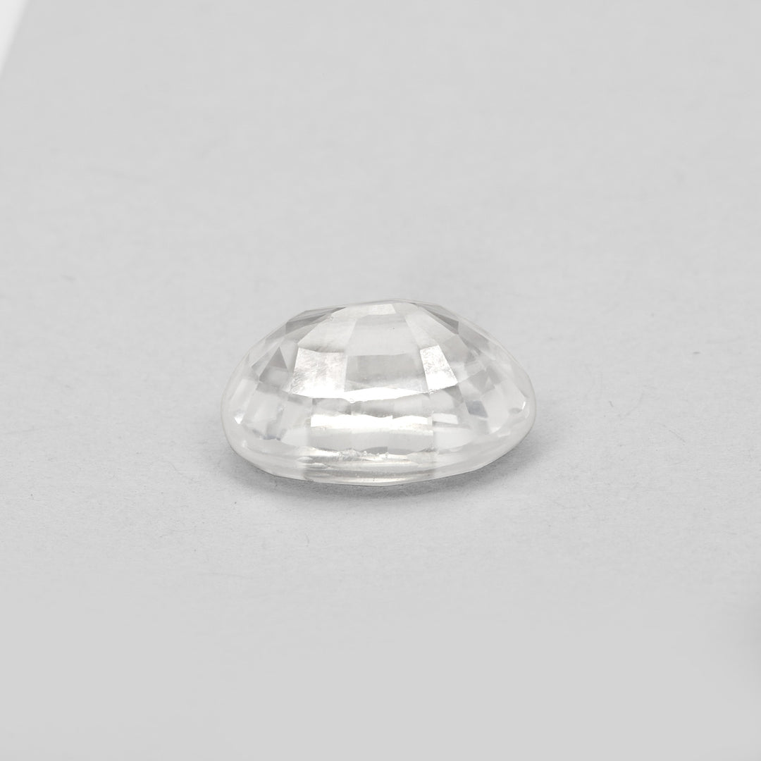 Certified White Zircon 7.20 Cts (7.92 Ratti)