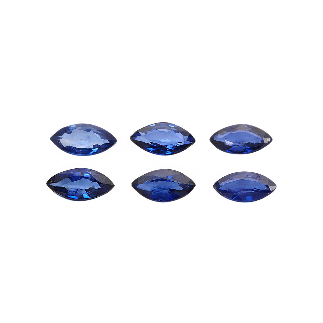 2Pc Lot Ceylon Blue Sapphire 0.30 Carats