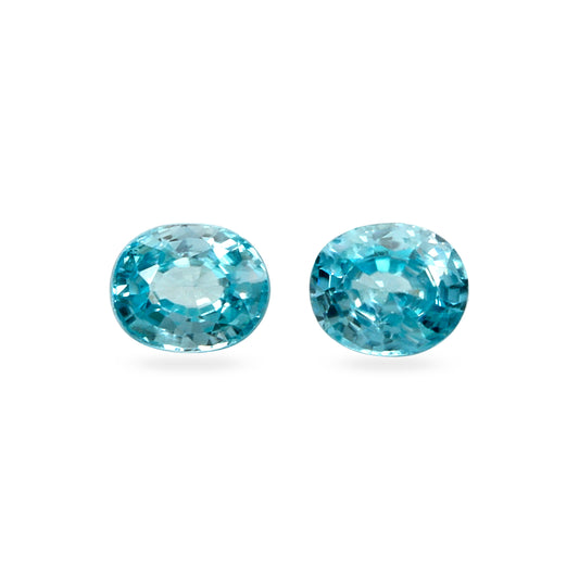 Ratanakiri Blue Zircon 6x5mm 0.80 Carats