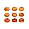 2Pc Lot Songea Orange Sapphire 0.20 Carats