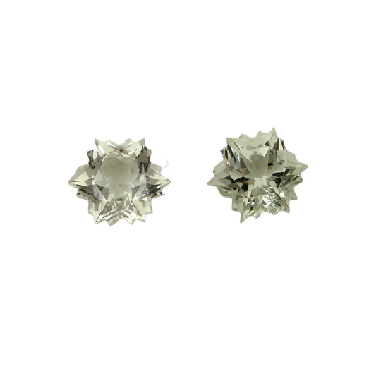 2Pc Lot Green Amethyst 2.10 Carats