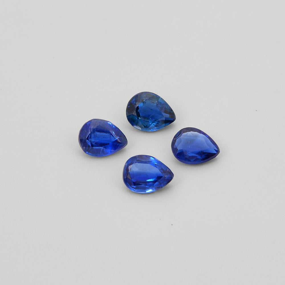 4Pc Lot Blue Kyanite 5x4mm 1.40 Carats