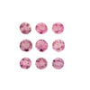 2Pc Lot Pink Sapphire 4x4mm 0.40 Carats