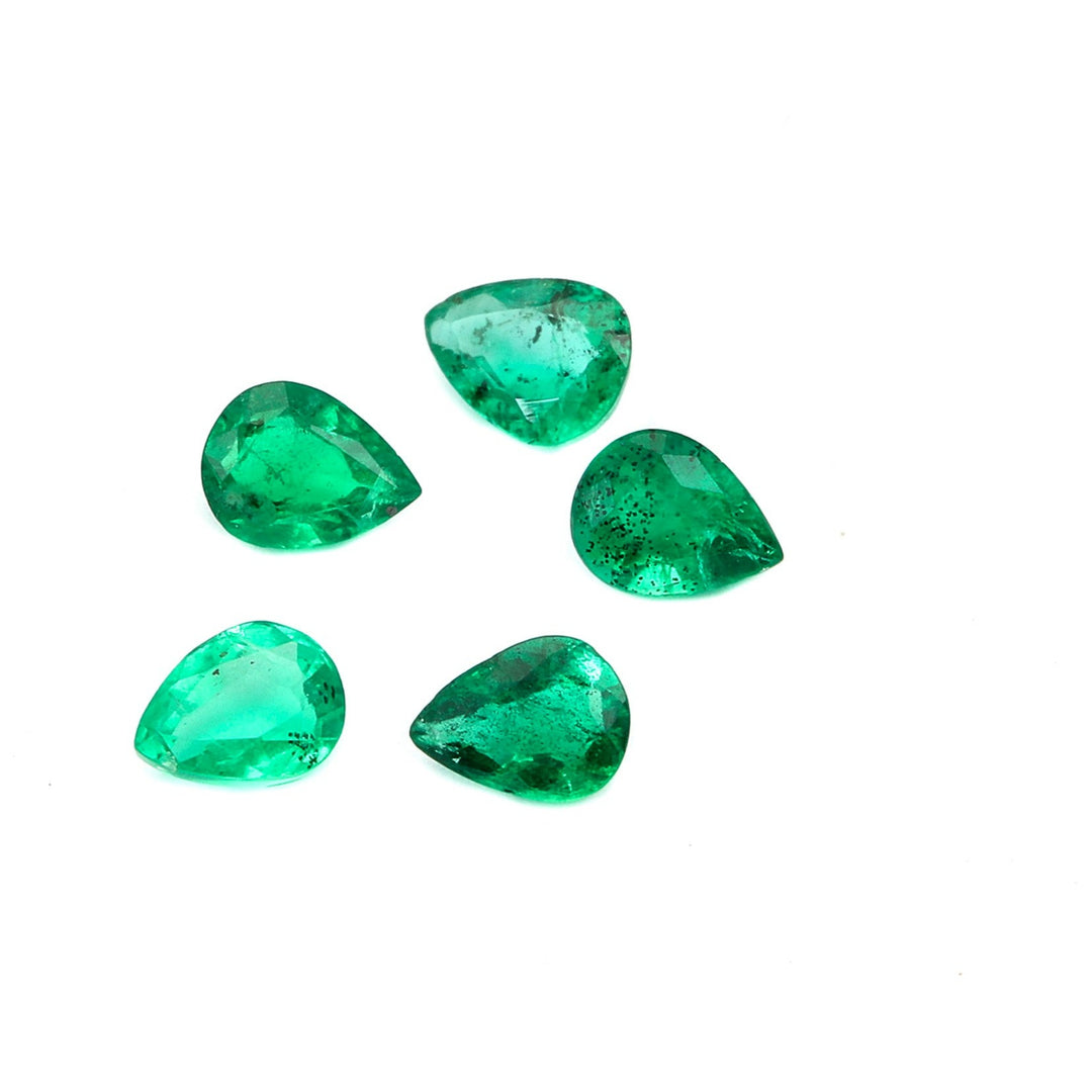 5Pc Lot Emerald 1.15 Carats