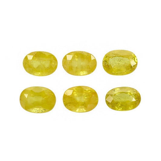 Yellow Sapphire 7x5mm 1.00 Carats