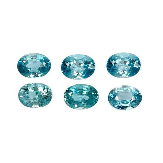 2Pc Lot Blue Zircon 0.90 Carats