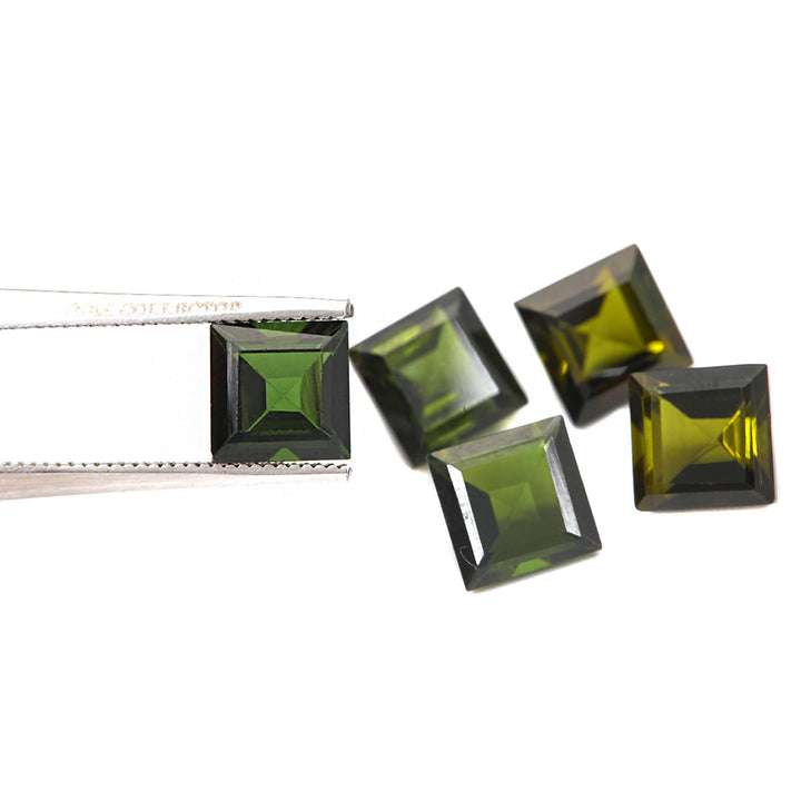 Green Tourmaline 6x6mm 1.25 Carats