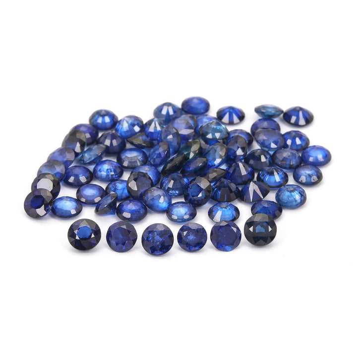 5 Carats Lot Ceylon Blue Sapphire 4x4mm Approx 13 Pieces