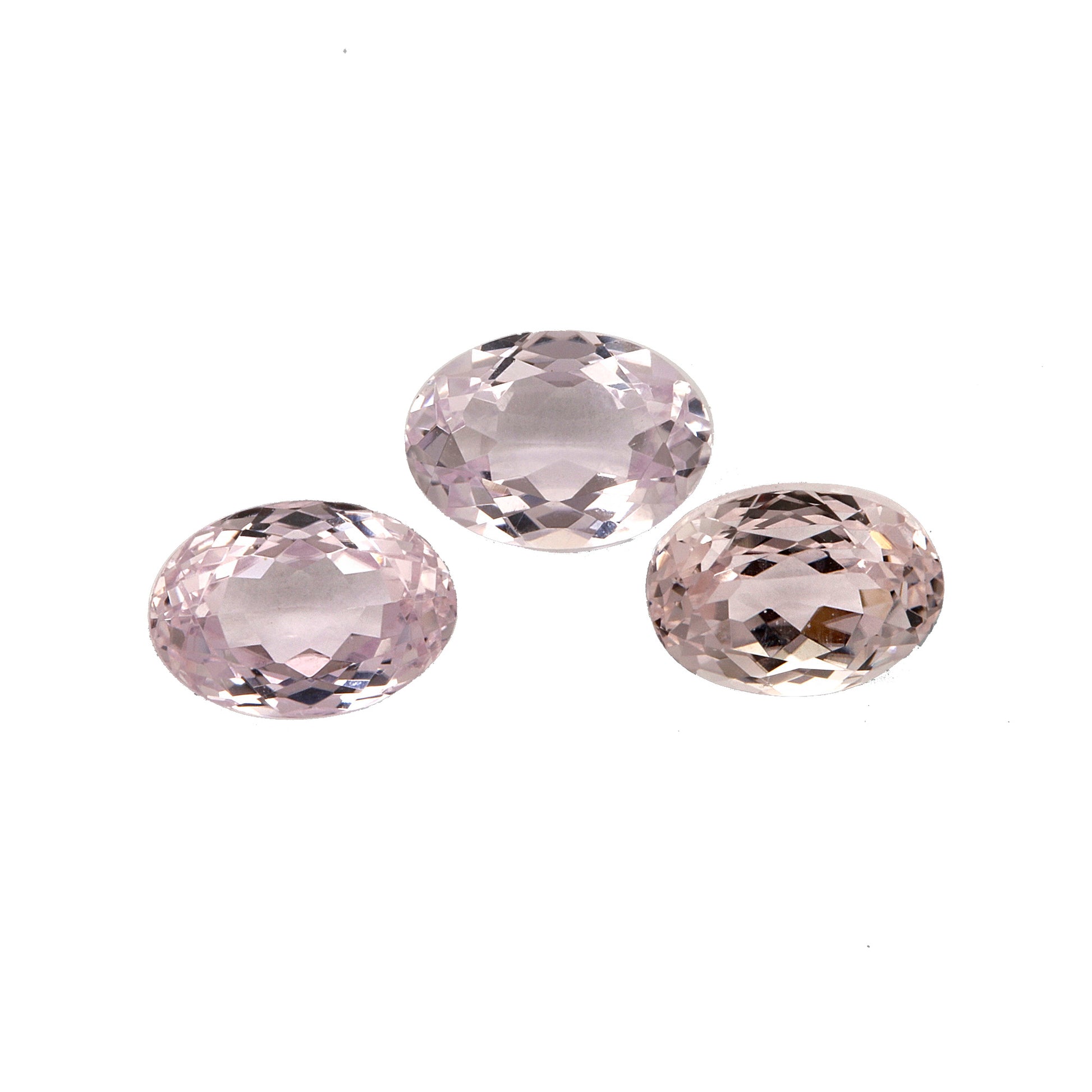 3Pc Lot Pink Kunzite 7x5mm 3.00 Carats
