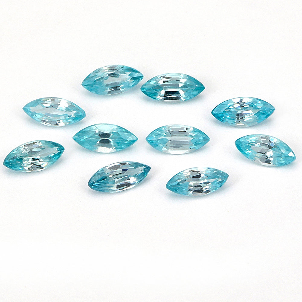 10Pc Lot Blue Zircon 1.65 Carats GQCI27