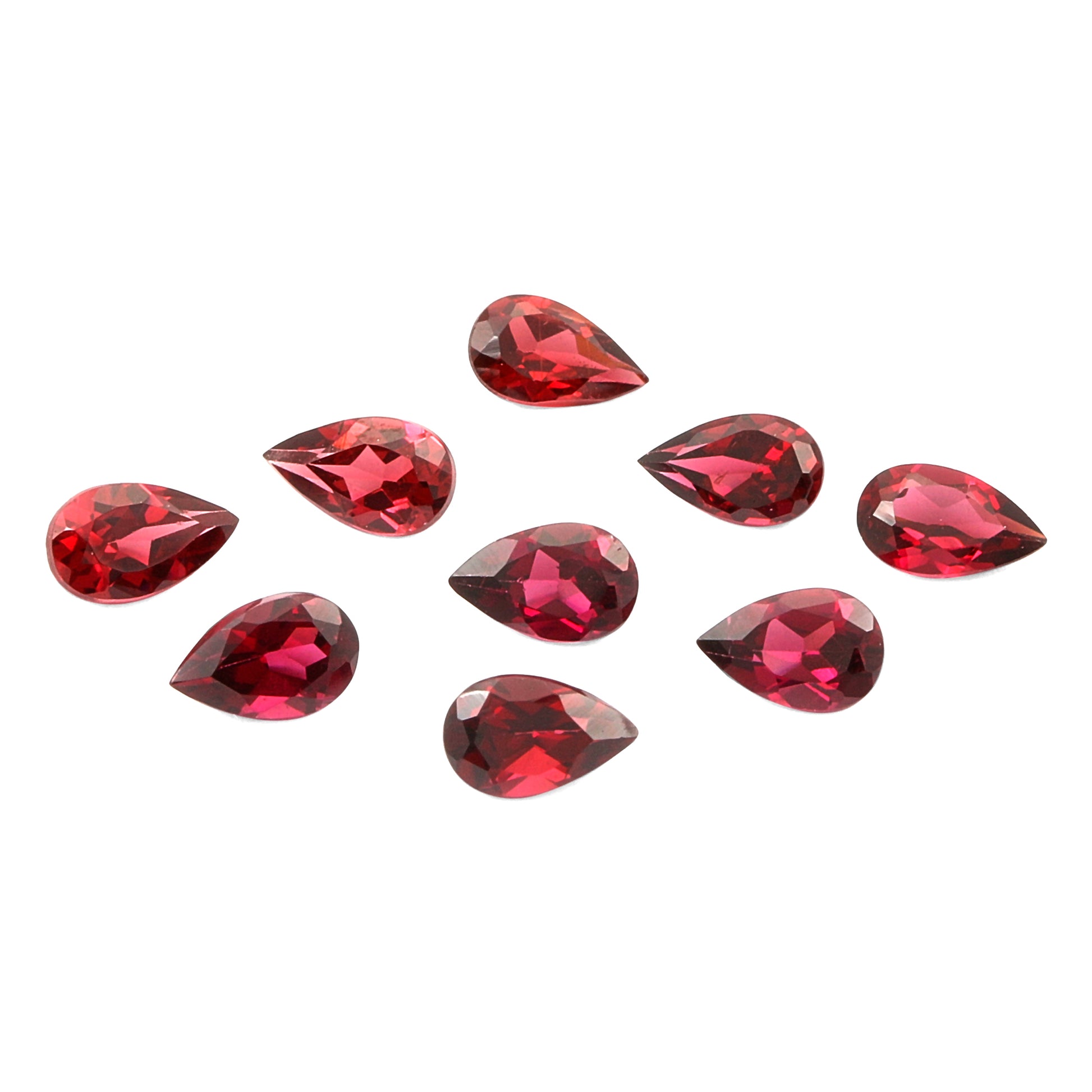 9Pc Lot Octavian Garnet 5x3mm 2.40 Carats