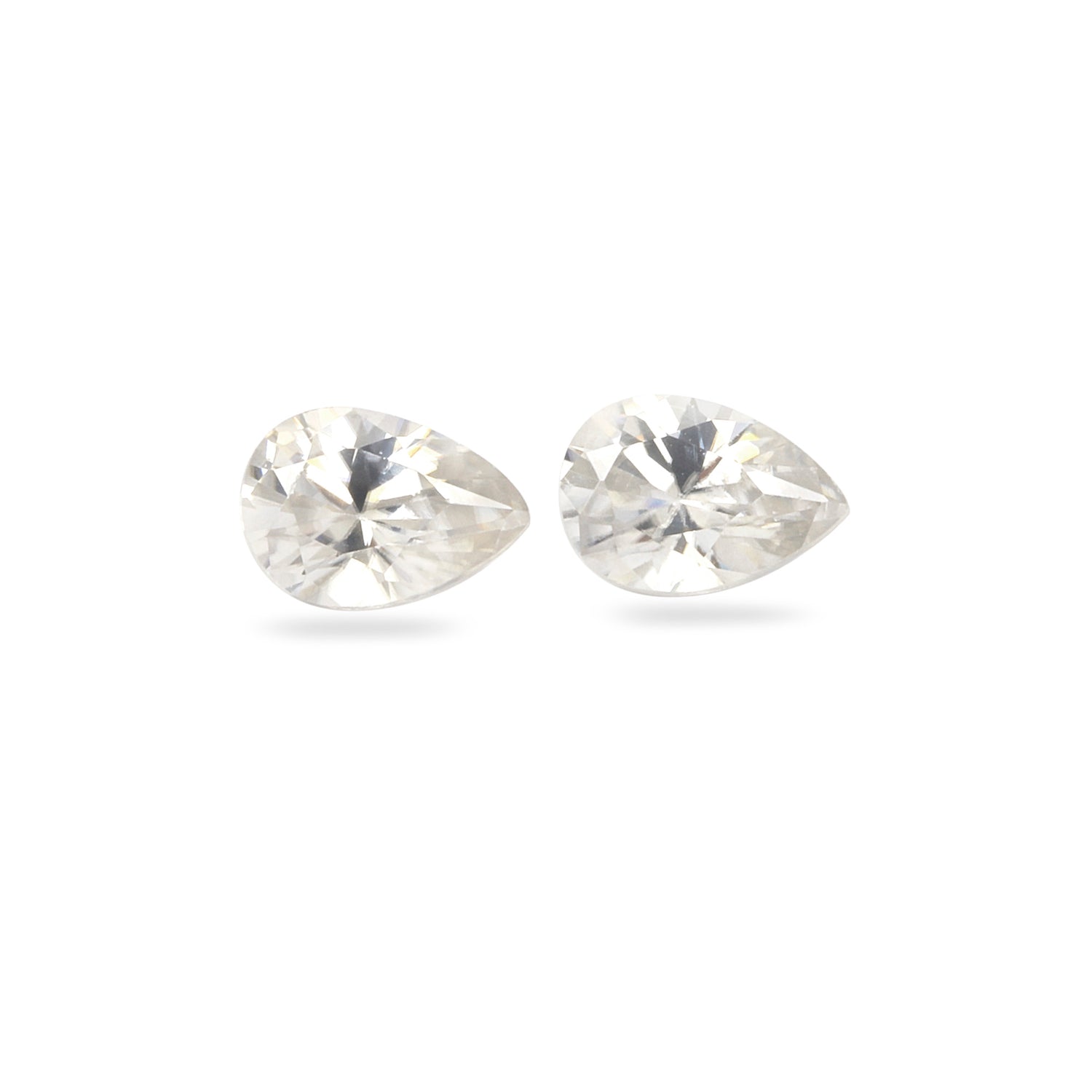 White Zircon (Pear 7x5mm) 0.80 Carats HWTD89