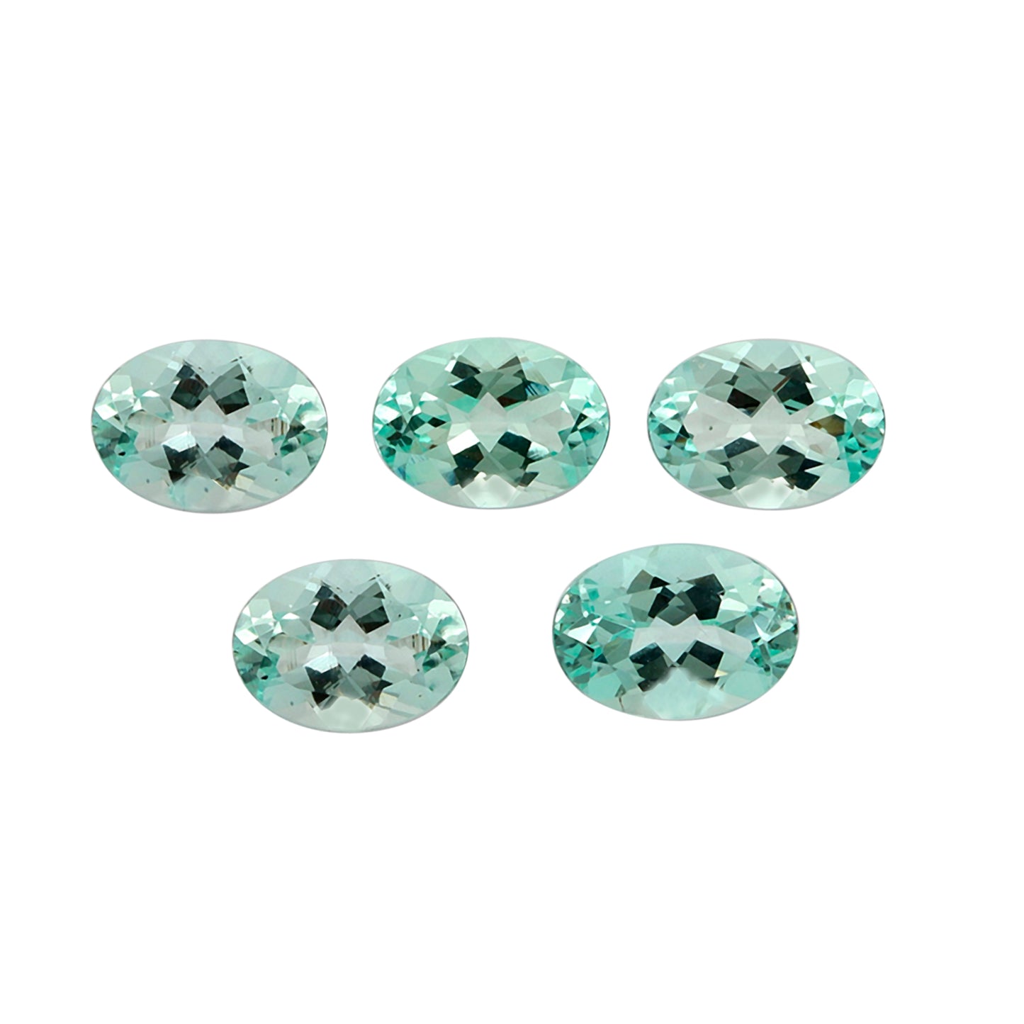 Green Aquamarine 7x5mm 0.50 Carats