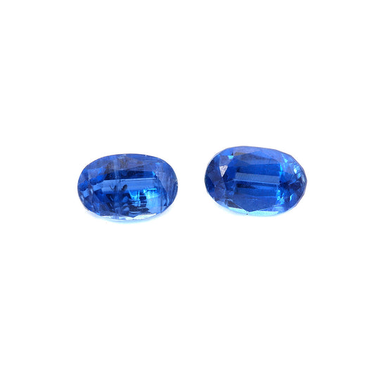 2Pc Lot Blue Kyanite 6x4mm 1.80 Carats