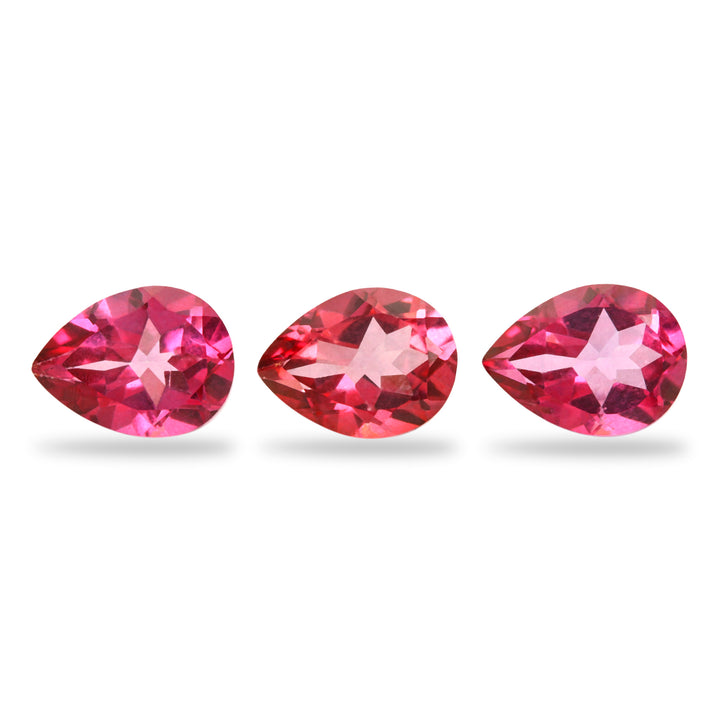 2Pc Lot Mystic Pink Topaz 8x6mm 2.40 Carats