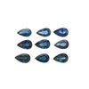2Pc Lot Australian Parti Sapphire 5x3mm 0.40 Carats JBWV80