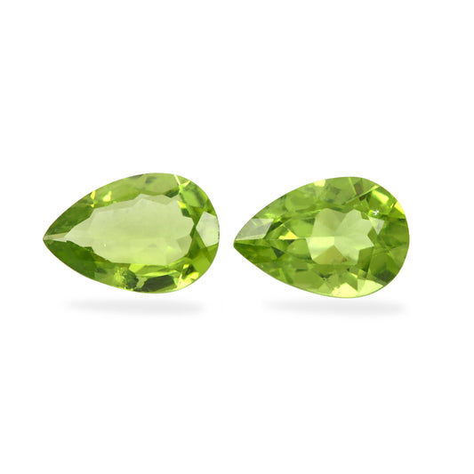 2Pc Lot Peridot 5.40 Carats