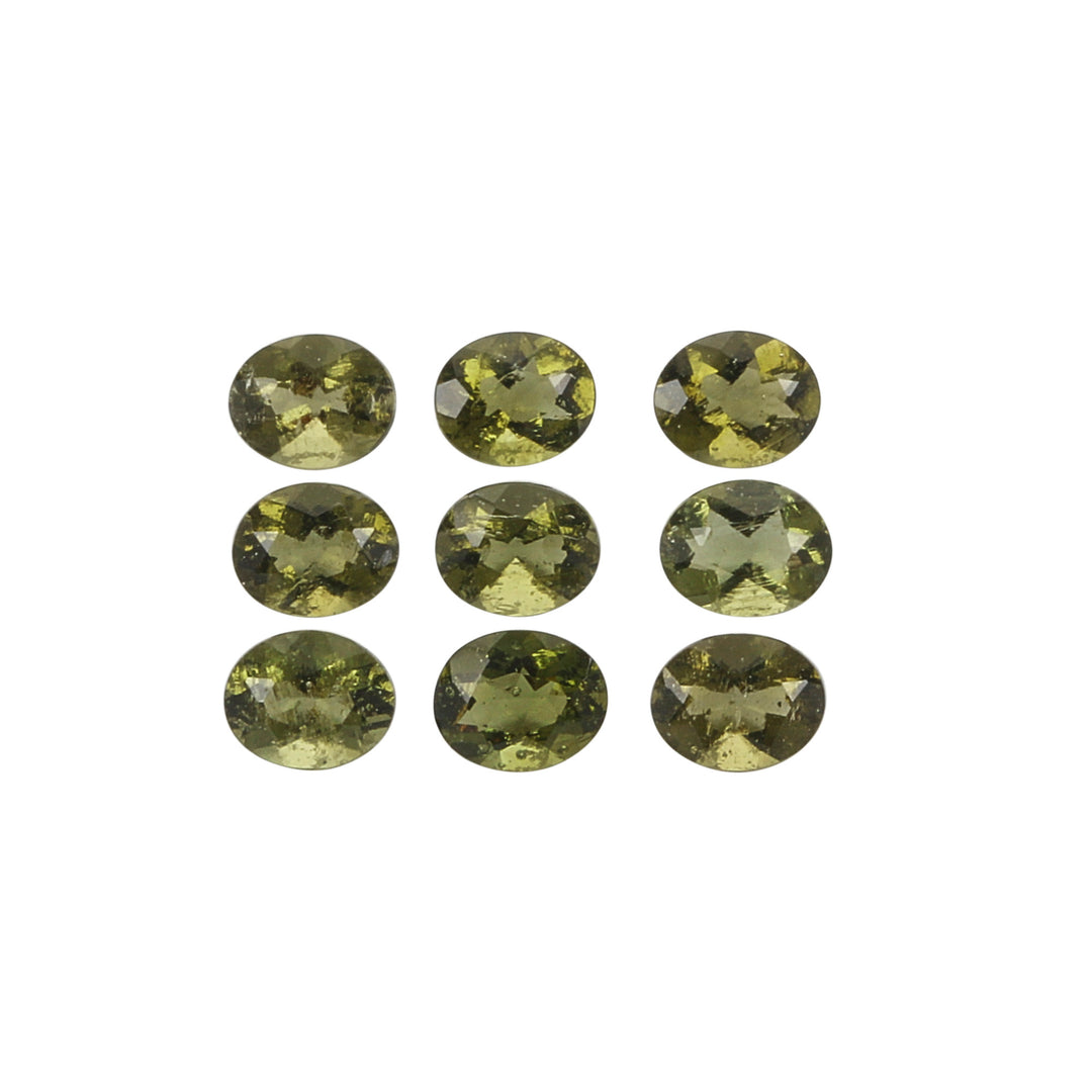 3Pc Lot Moldavite 5x4mm 0.80 Carats