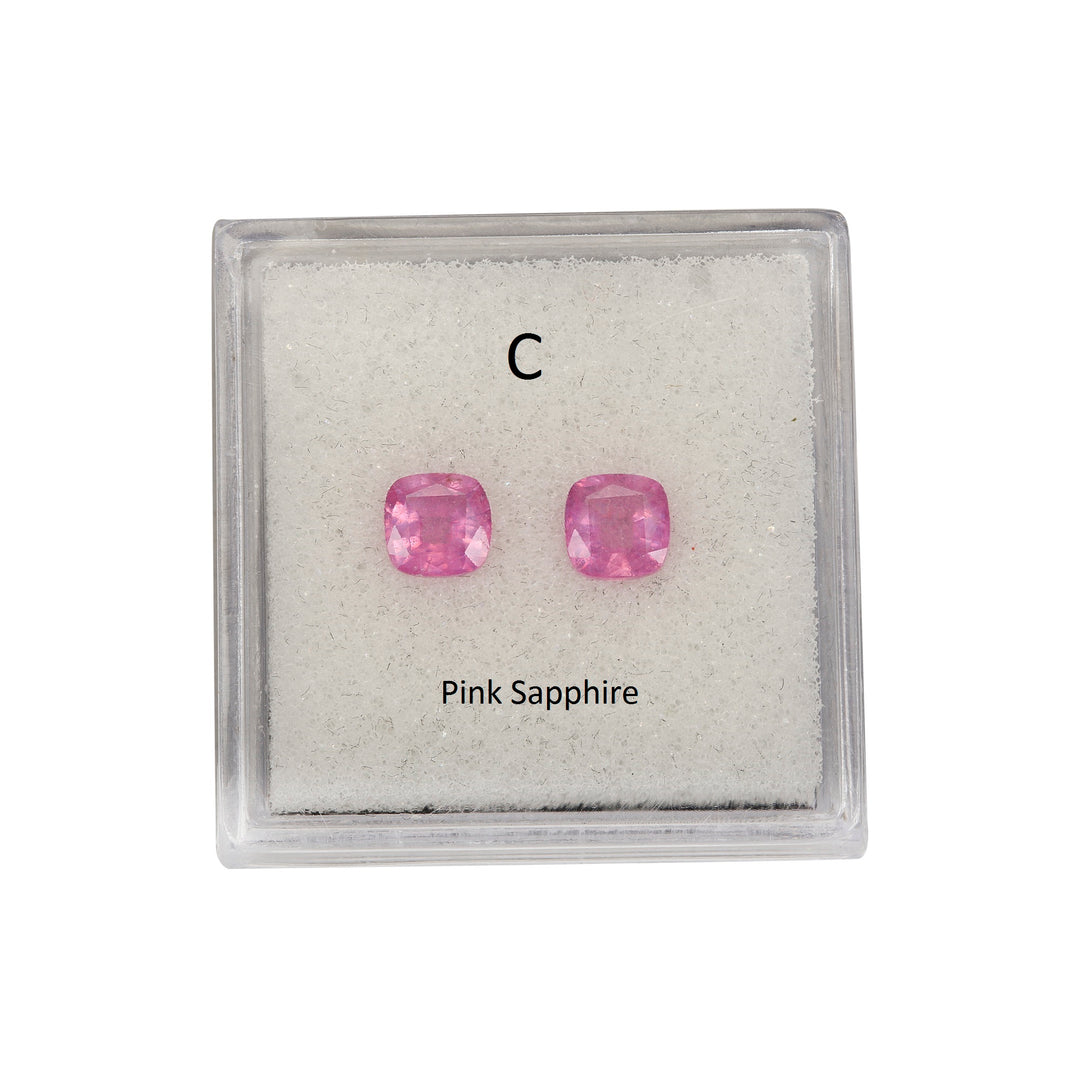 Matching Pairs in Pink Sapphire