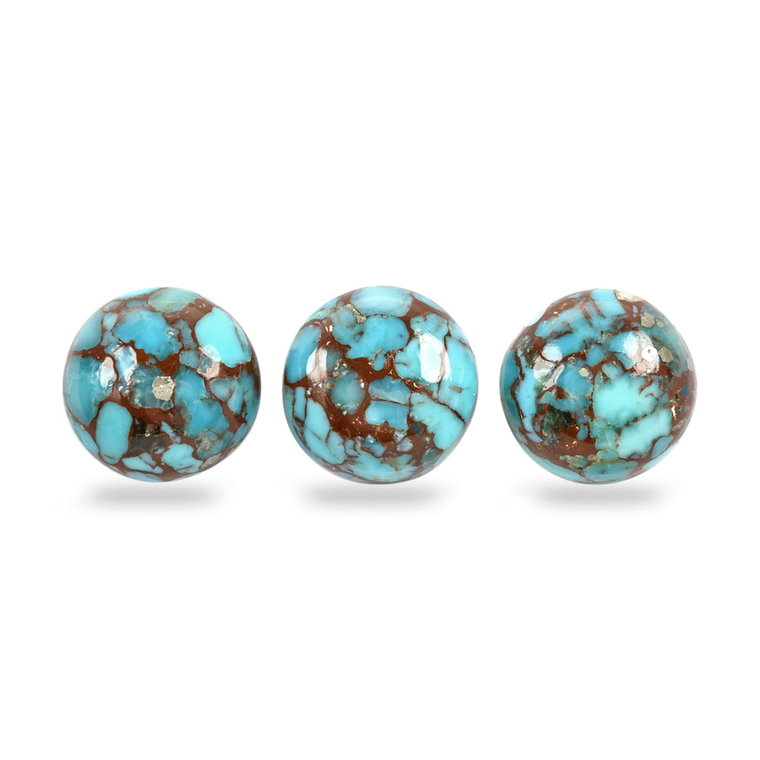 Egyptian Turquoise 11x11mm 3.60 Carats