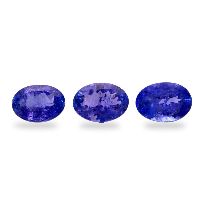 3Pc Lot AA+ Tanzanite (Included) 18.10 Carats