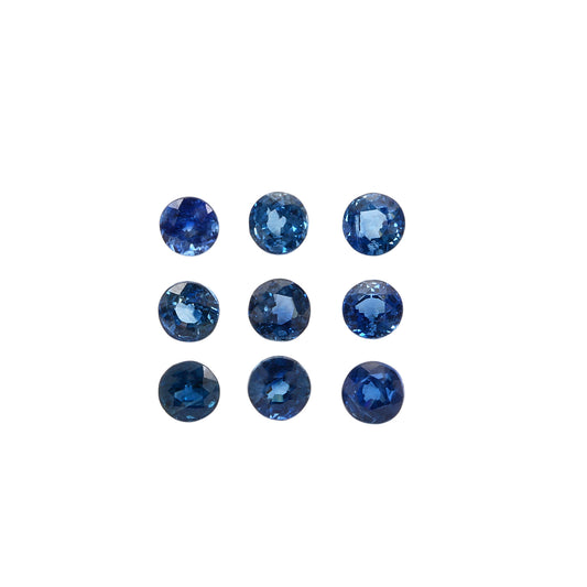 2Pc Lot Ceylon Blue Sapphire 0.20 Carats