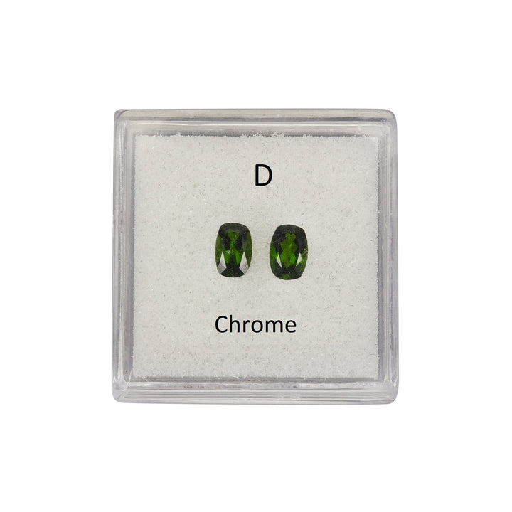 Matching Pairs in Chrome Diopside