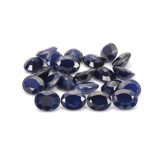 10 Carats Lot Blue Sapphire 9x7mm Approx 4 Piece