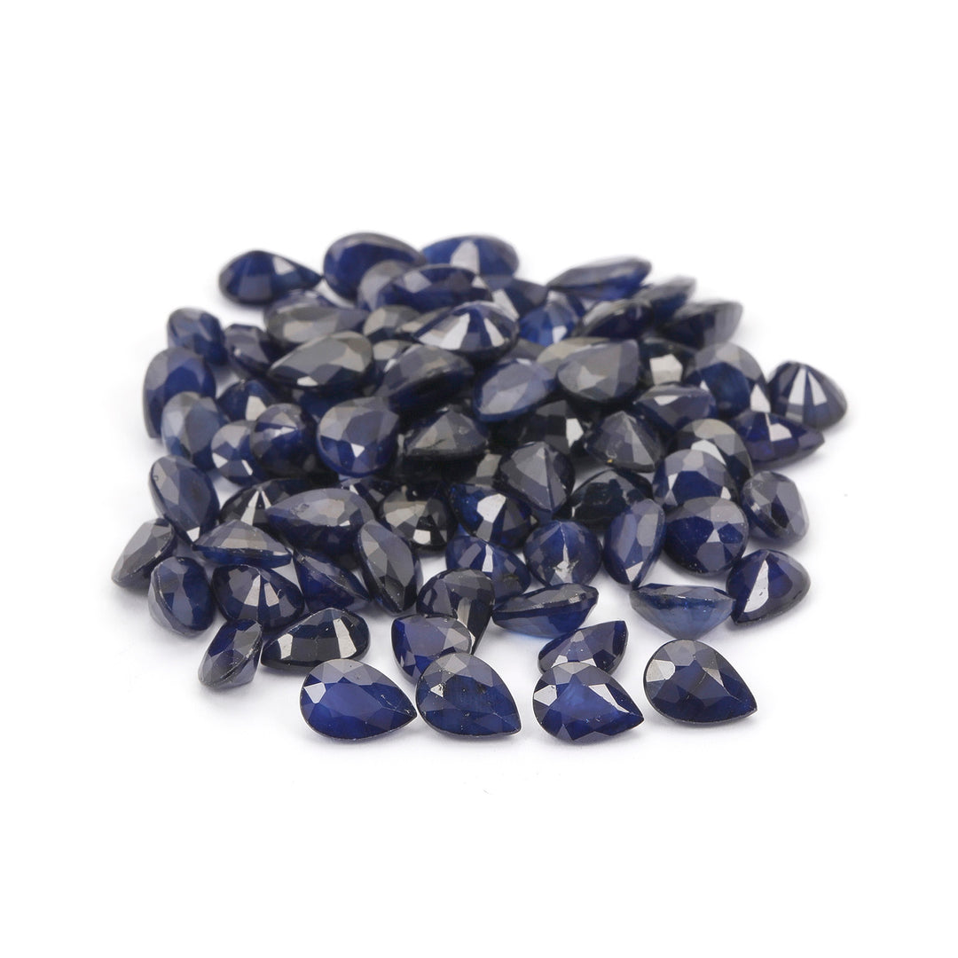 5 Carats Lot Blue Sapphire 7x5mm Approx 5 Pieces