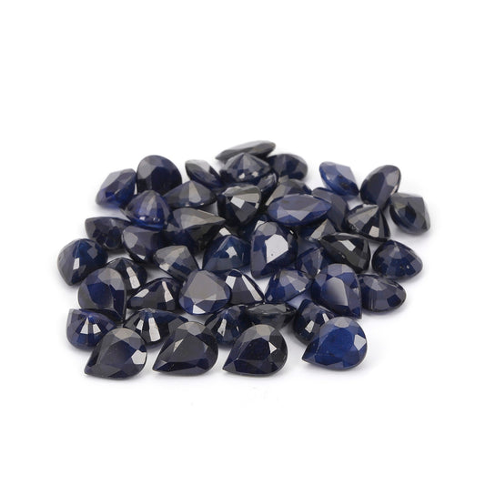 10 Carats Lot Blue Sapphire 9x7mm Approx 5 Pieces