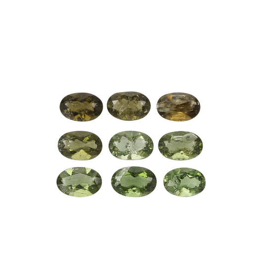 5P Lot Moldavite Close Out 6x4mm 1.75 Carats