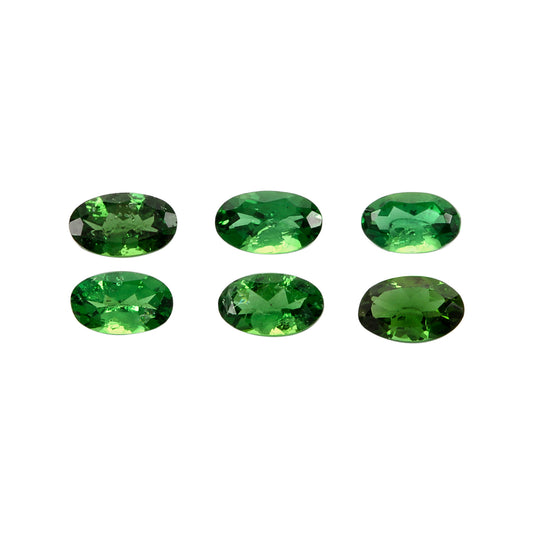 2Pc Lot Chrome Tourmaline 5x3mm 0.40 Carats