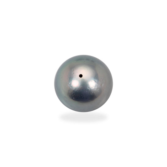 14-15mm Tahitian Grey Black Pearl Full Drilled 19.33 Carats (21.26 Ratti) PSHX84