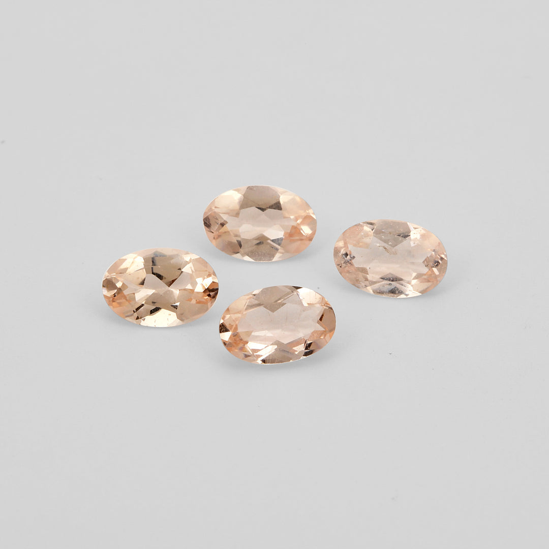 Peach Morganite 6x4mm 0.30 Carats