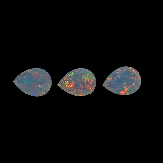 2Pc Lot Ethiopian Opal 8x6mm 0.80 Carats